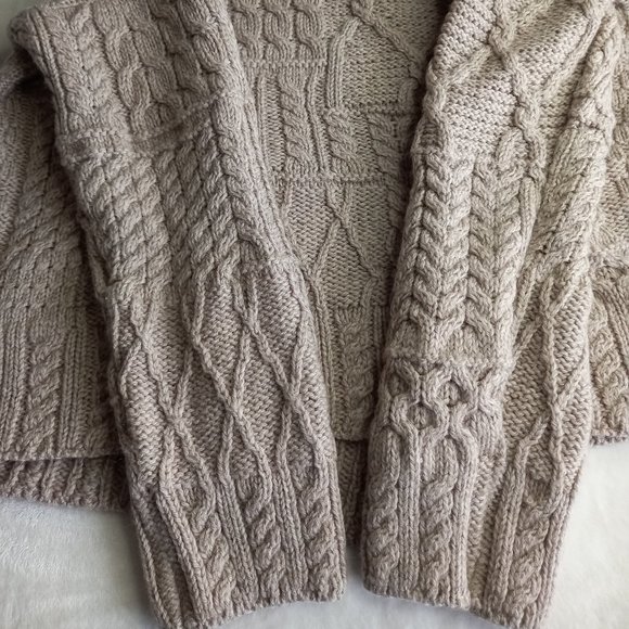 Carraig Donn Ireland100% Wool Knit Cardigan Sweater (Small) - Picture 8 of 9